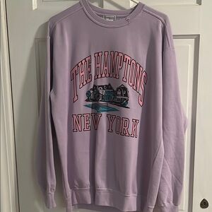 Lavender The Hamptons New York Sweatshirt